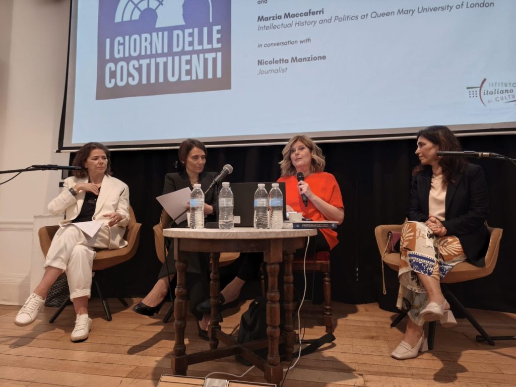 Scopri le Madri Costituenti: il nuovo podcast della Camera dei Deputati a Londra