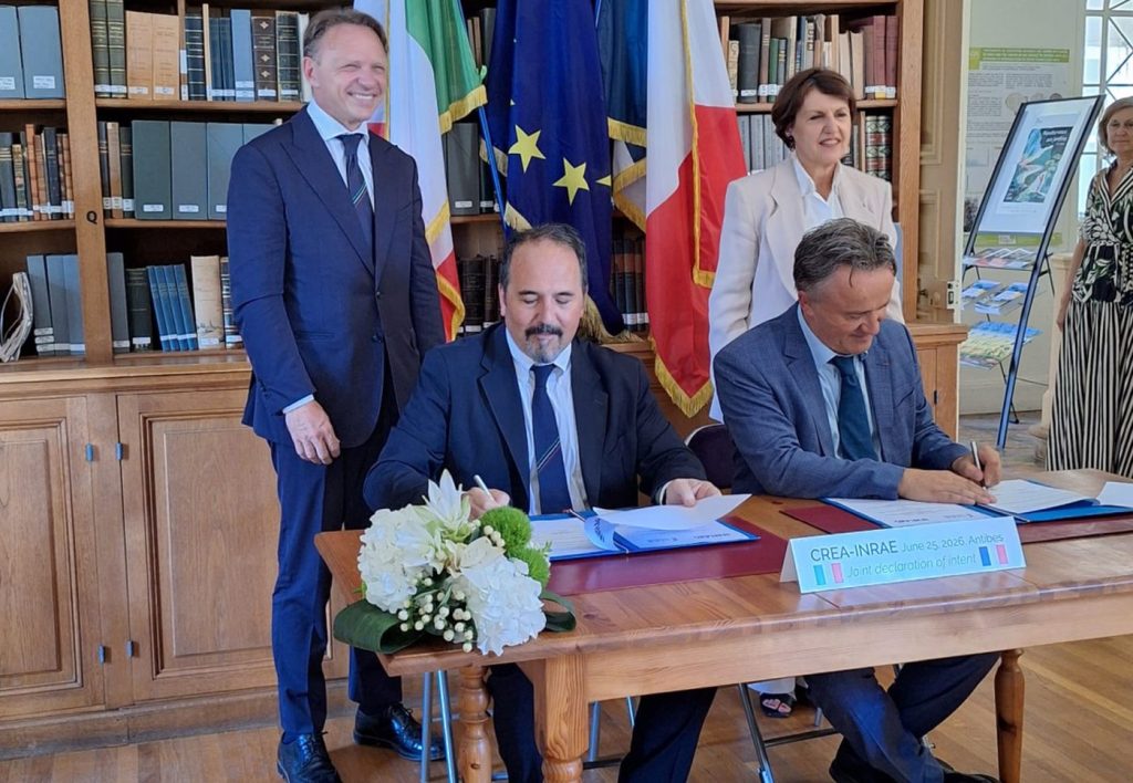 Italia e Francia uniscono forze nella ricerca agroalimentare con alleanza CREA-INRAE.