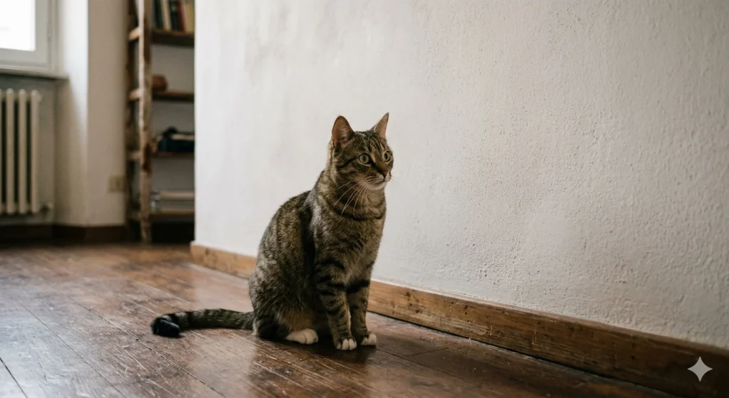Perché il gatto fissa il vuoto: significato del comportamento e possibili spiegazioni