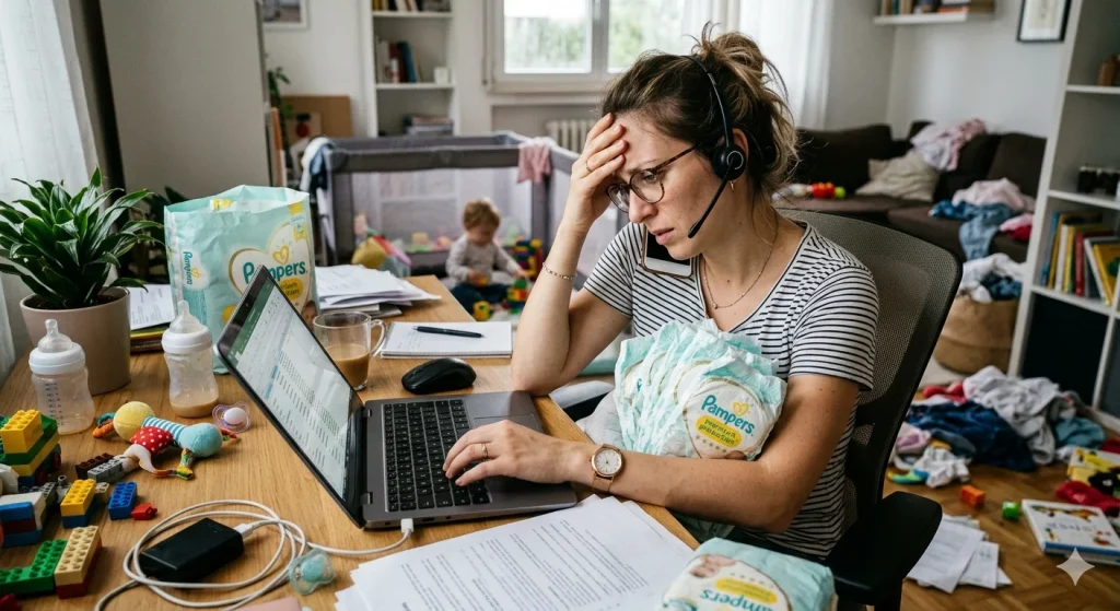 La doppia fatica: carriera, gravidanza e il mito della “mamma manager perfetta”