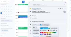 Google Calendar si arricchisce di nuove opzioni colore per personalizzare gli eventi.