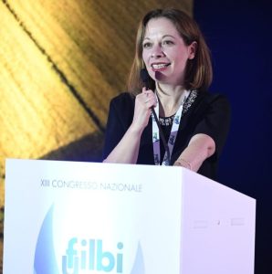 Francesca Torregrossa riconfermata segretaria generale Filbi: un nuovo inizio per la bonifica.