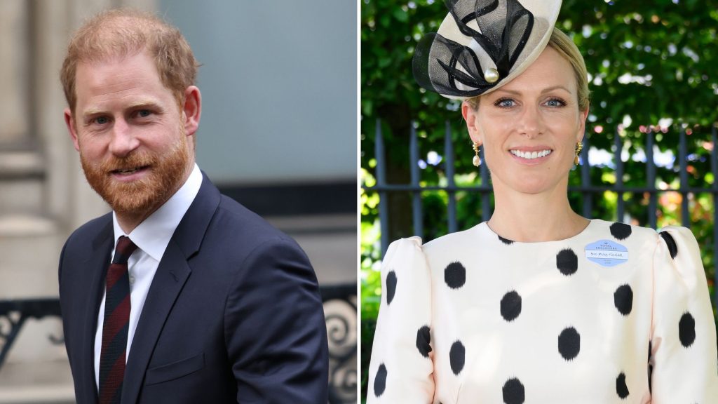 L’amicizia tra il Principe Harry e Zara Tindall è quasi svanita, come altri legami familiari.