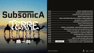 Subsonica partono da Padova il tour estivo “Terre Rare 96-26” dal 2024