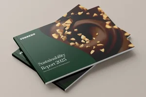 Ferrero pubblica il suo 17° report di sostenibilità: innovazioni e impegni per un futuro responsabile.