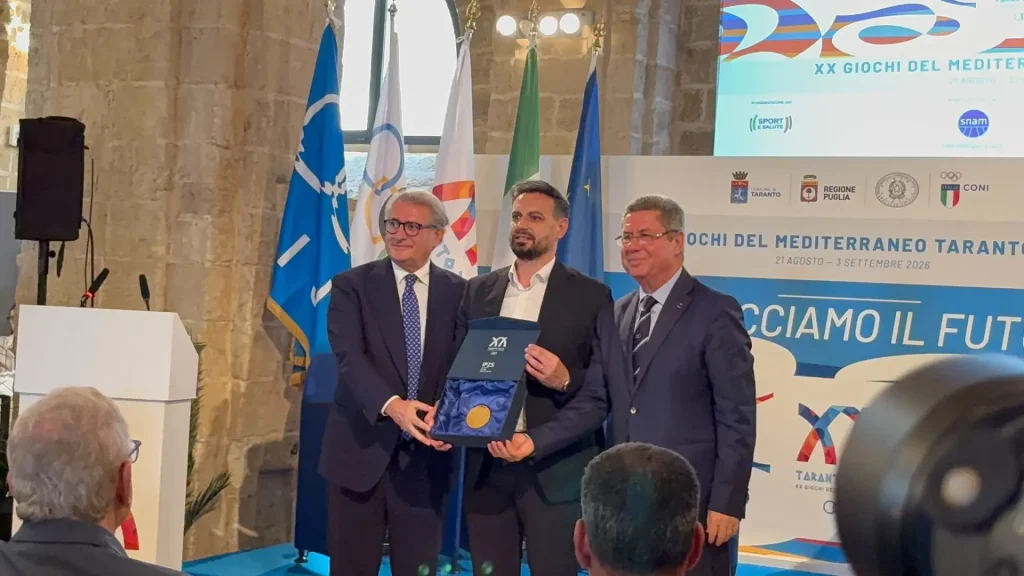 50 giorni ai Giochi del Mediterraneo: Ferrarese parla dell’eredità strutturale di Taranto
