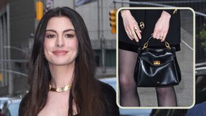 Scopri la borsa a manico di Anne Hathaway: stile e convenienza su Amazon