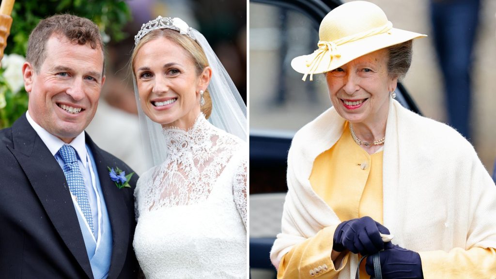 Il tributo di Harriet Sperling a Princess Anne: unione di tradizione reale e originalità.