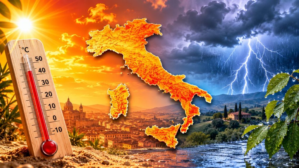 Caldo estremo in Italia: picco imminente, attese temperature in calo a breve.