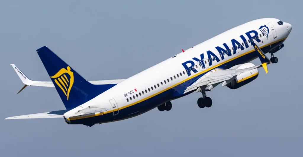 Ryanair indagata per il pagamento dei posti accanto ai bambini sui voli.