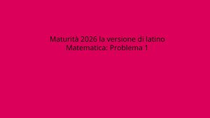 Lago di Bracciano: Soluzione del Problema 1 di Matematica per la Maturità 2026