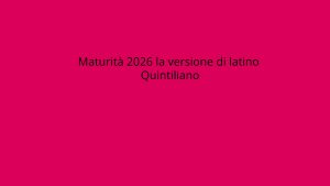 Maturità 2026: Quintiliano e l’importanza della musica nella versione di Institutio Oratoria