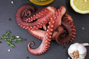 Richiamati tentacoli di polpo congelati per rischio di corpi estranei metallici. Sicurezza alimentare avvisata.