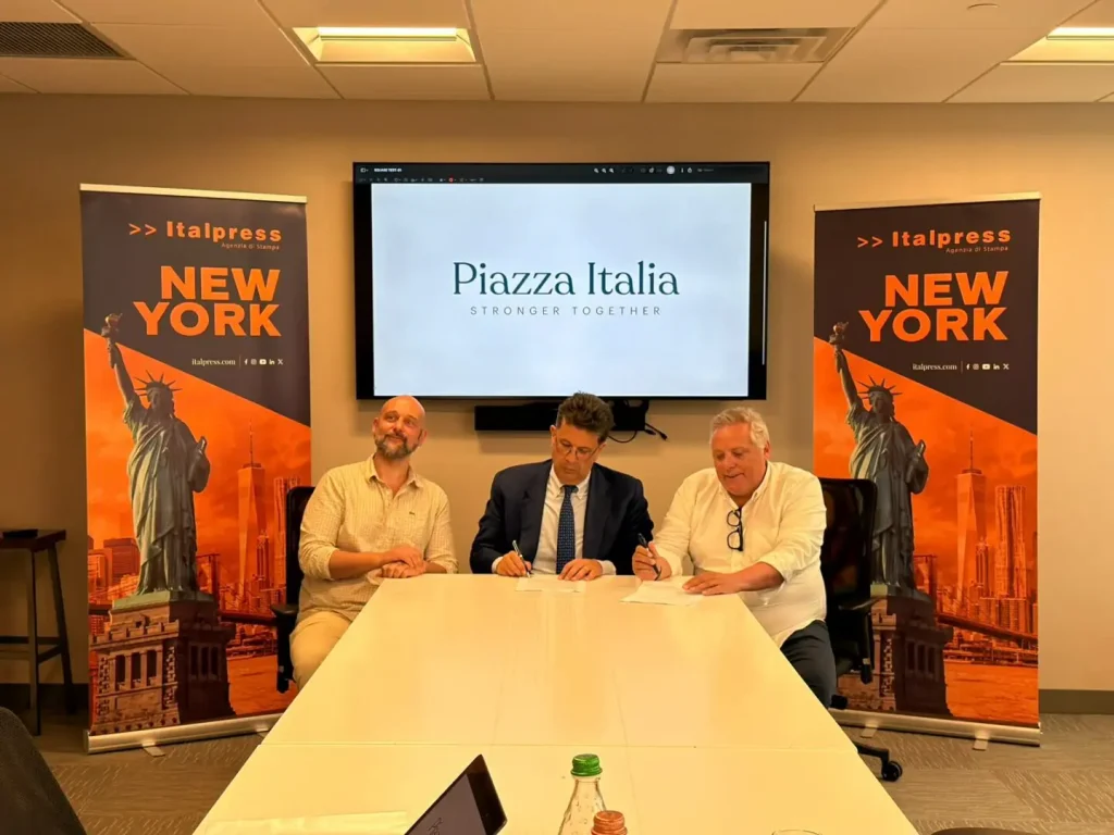 Italpress espande la sua presenza negli USA con un corner TV a Times Square.