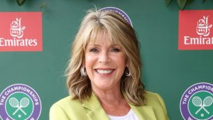 Ruth Langsford incanta a Wimbledon con un elegante completo verde lime di Reiss.