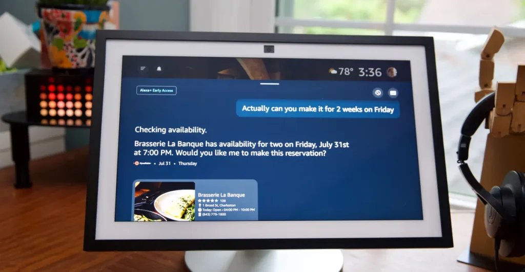 Aggiornamento AI per Alexa Plus: nuove istruzioni complesse ora facilmente gestibili.