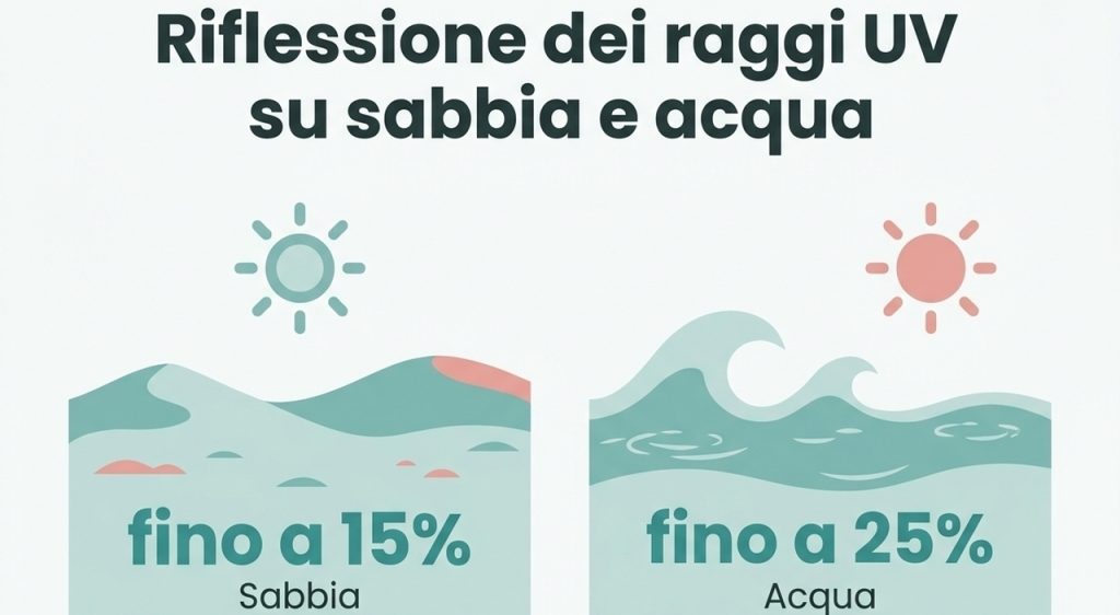Abbronzatura all’ombra: perché la pelle scurisce nonostante la protezione dai raggi solari.