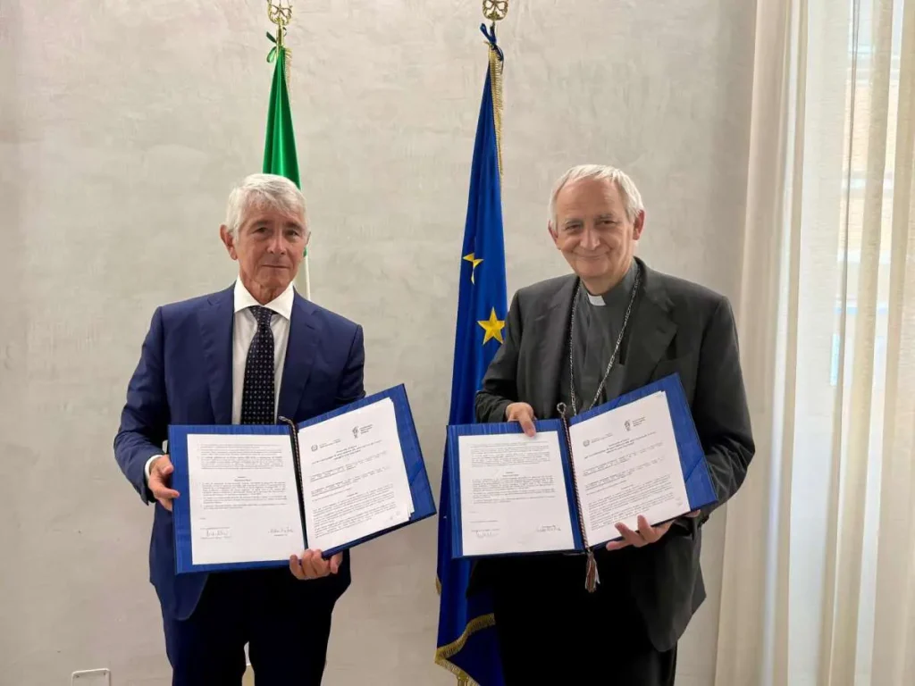 Protocollo d’intesa tra Abodi e Zuppi per rilanciare lo sport negli oratori.