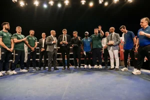 Capri: match di pugilato Italia-Usa termina in parità sotto le stelle.