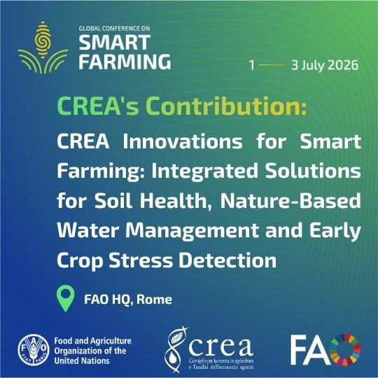 Crea alla FAO: Innovazione e sostenibilità nell’agricoltura smart del futuro.