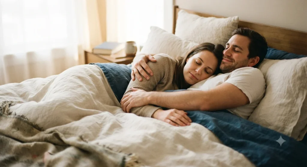 Amore e riposo: perché stare con il partner ci aiuta a dormire meglio