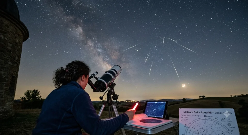 Il cielo di fine luglio tra astrologia e astronomia: il significato spirituale dello sciame delle Delta Aquaridi