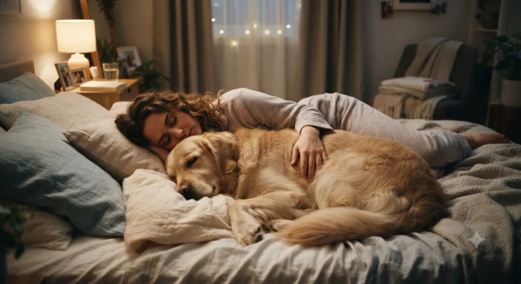 Dormire con il proprio animale: perché fa bene al cuore e alla mente