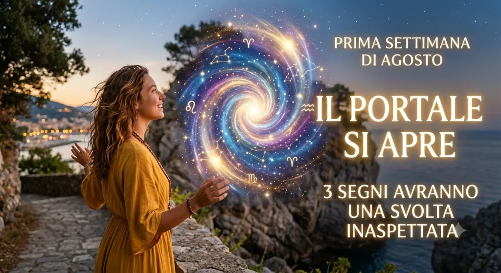 Prima settimana di agosto: il Portale si apre. I 3 segni zodiacali pronti a vivere una svolta inaspettata