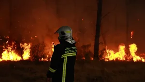 Incendi in Francia: evacuazioni massicce vicino a Bordeaux, Macron guida la riunione di crisi.