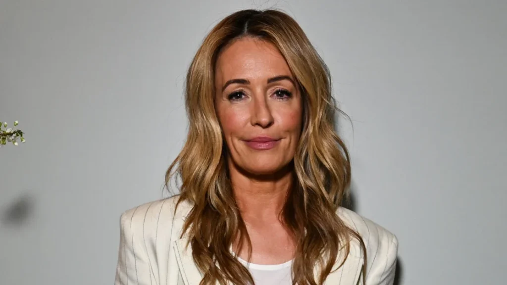Cat Deeley’s stylish paisley maxi dress: your go-to look for effortless elegance all year round.
