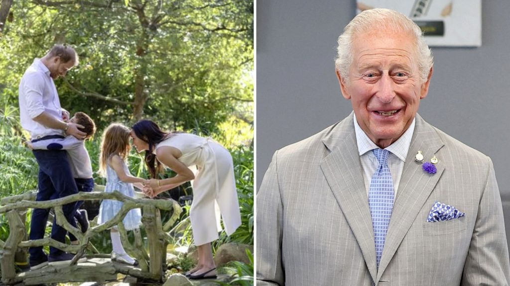 Archie e Lilibet entusiasti di incontrare il nonno Carlo, senza comprendere il suo ruolo di re.