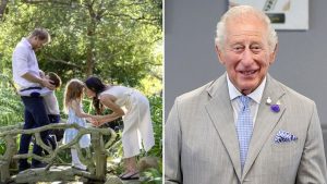 Archie e Lilibet entusiasti di incontrare il nonno Carlo, senza comprendere il suo ruolo di re.