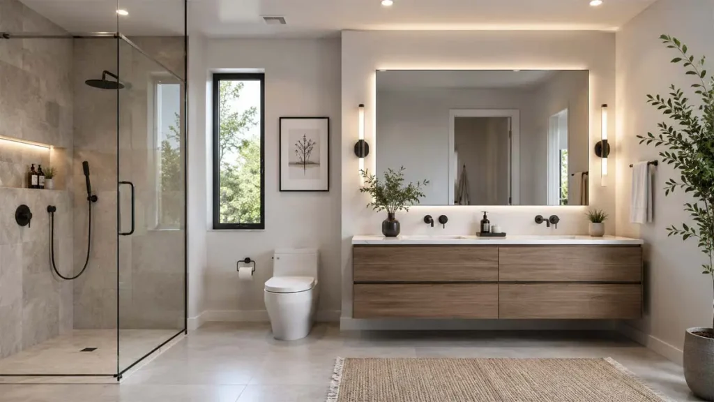 Arredare un bagno moderno e pratico: idee per uno spazio elegante e funzionale.
