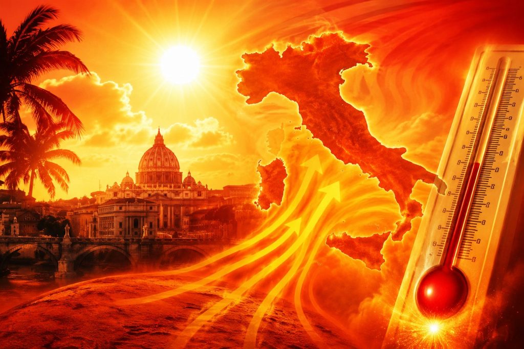Caldo africano in arrivo: le città italiane in allerta rossa e le previsioni.