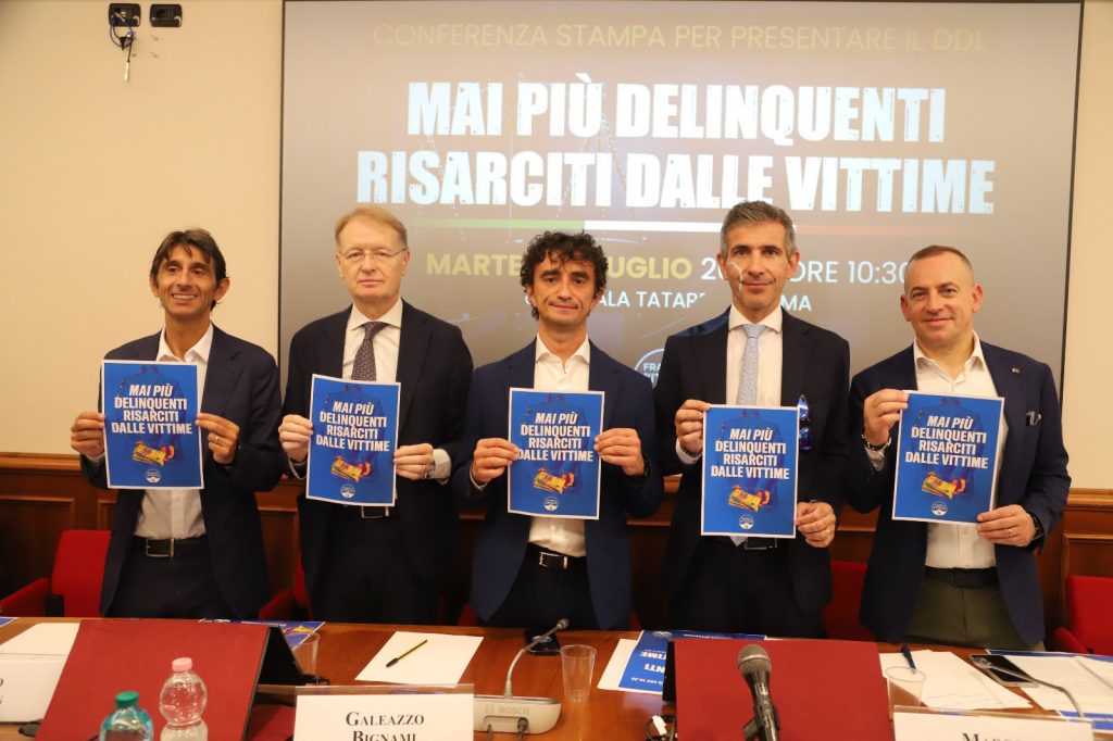 Fratelli d’Italia propone ddl per fermare risarcimenti ai delinquenti danneggiati dalle vittime.
