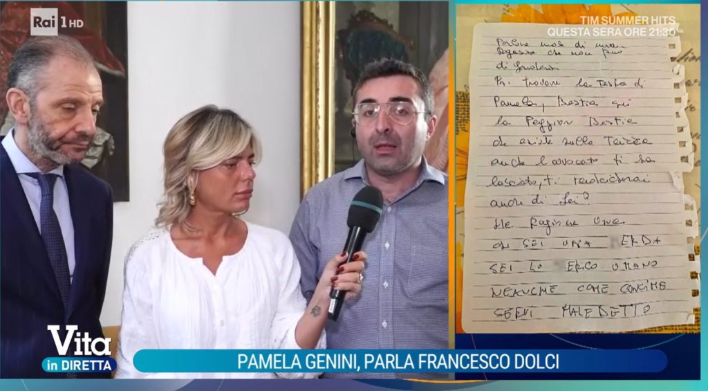 Francesco Dolci svela minacce subite: “Stesse persone che hanno profanato la tomba di Pamela”