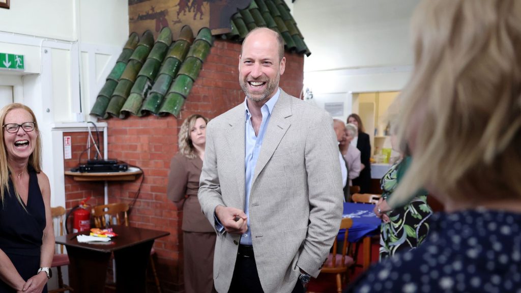 William, come la nonna, dimostra abilità nel mettere a proprio agio le persone.