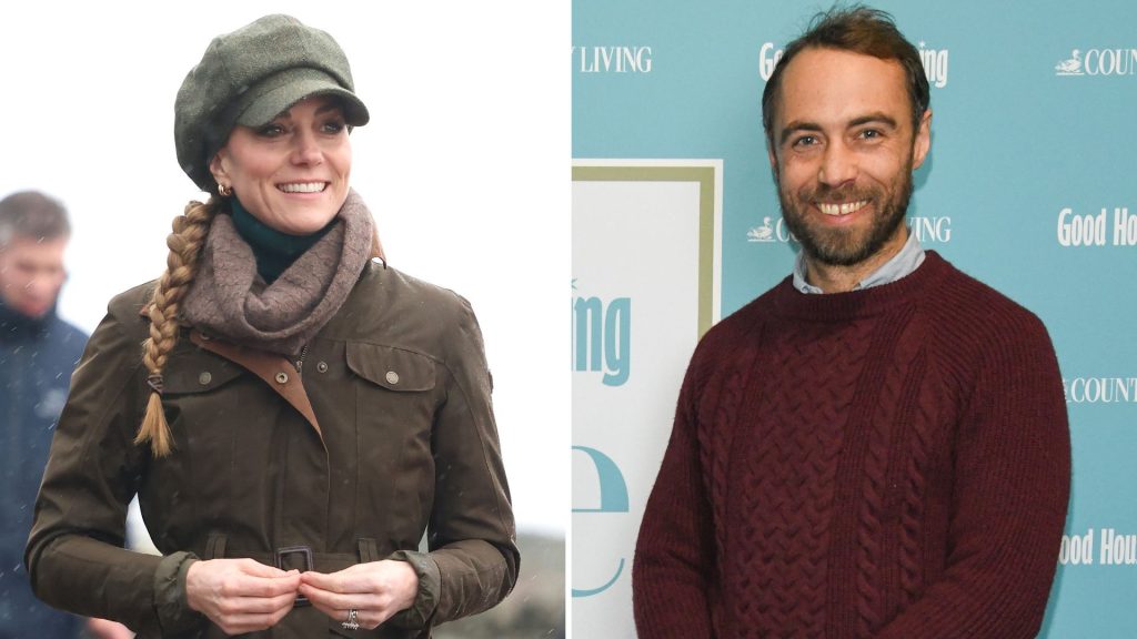 Kate Middleton scende da Snowdon mano nella mano con il fratello James, mantenendo la promessa.