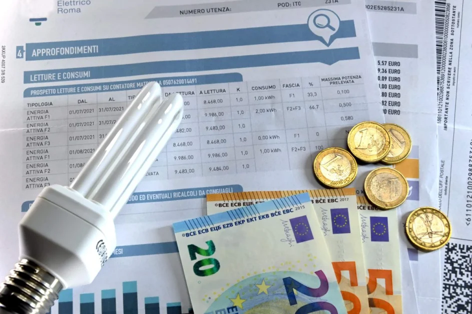 Bollette, tra giugno e agosto stangata da 870 milioni sulle imprese del commercio e del turismo