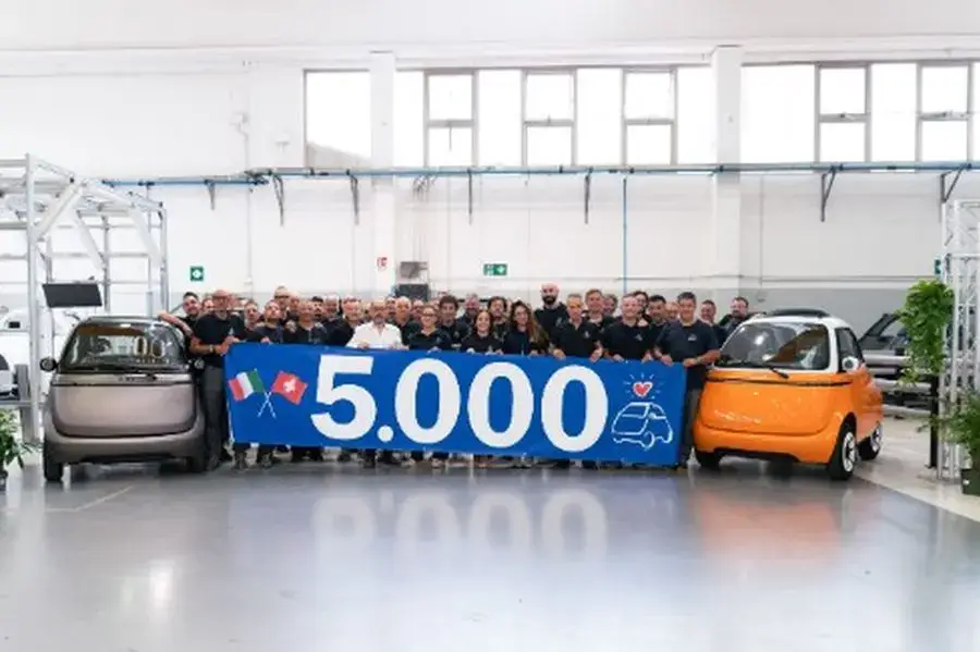 Per Microlino traguardo di 5.000 unità prodotte in Italia