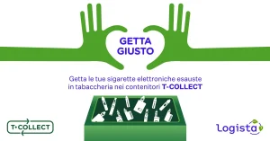 Logista lancia campagna innovativa per il corretto smaltimento delle sigarette elettroniche.