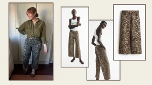 Stylish  Leopard Print Jeans from H&M: Perfect for Autumn