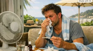 Febbre di Ferragosto: sintomi, cause e legami con l’influenza K spiegati semplicemente.