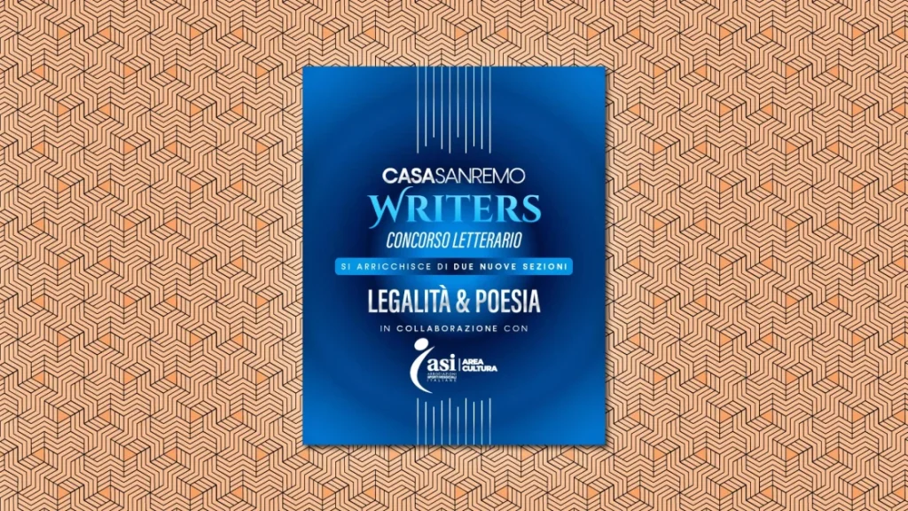 Premio Letterario Nazionale ASI: Casa Sanremo Writers e Fondazione Montinaro uniti per poesia e legalità