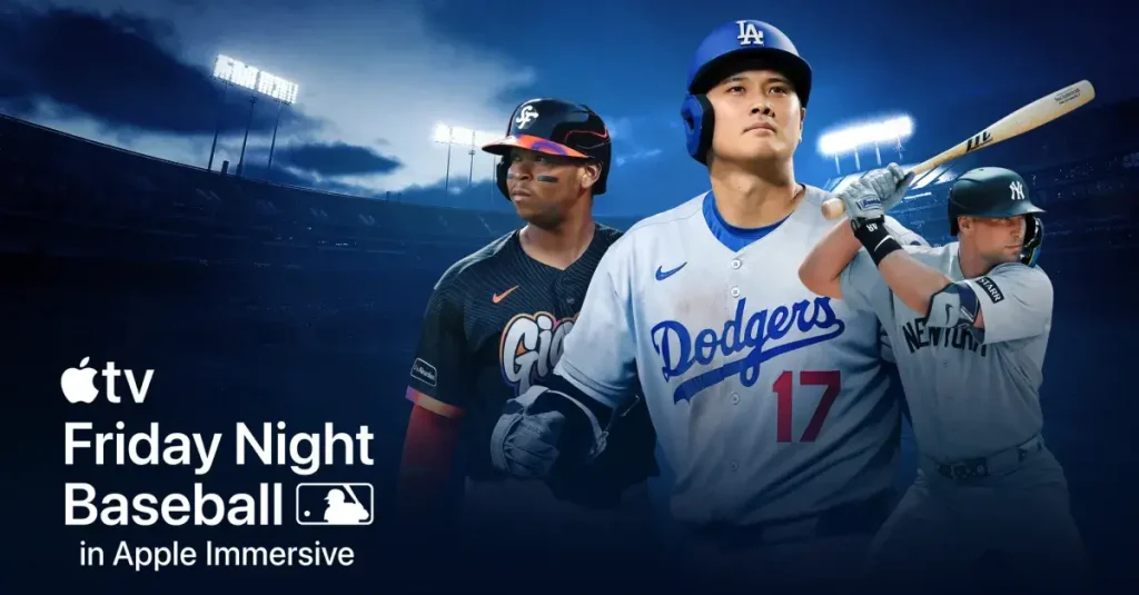 Apple trasmetterà in diretta Friday Night Baseball su Vision Pro.