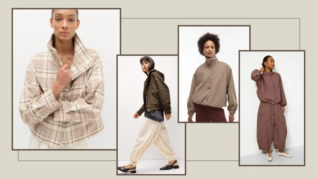 Checks Dominano: Scopri il Funnel Neck Jacket di Tendenza per questo Autunno