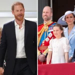 Il trasferimento del Principe Harry e Meghan rischia di far “eclissare” Archie e Lilibet rispetto a George. Titolo: “Il rischio di sovrastare George nella prossima generazione per Harry e Meghan”.