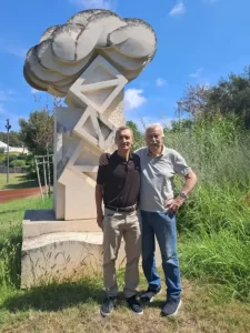 L’Ambasciatore d’Italia in Croazia Trichilo incontra a Pola lo scultore Gualtiero Mocenni