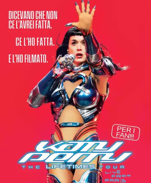 Katy Perry porta al cinema il suo imperdibile “The Lifetimes Tour – Live From Paris”