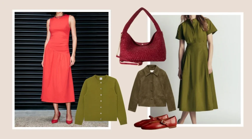 Scopri il colore sorprendente da abbinare al rosso per un look autunnale perfetto.